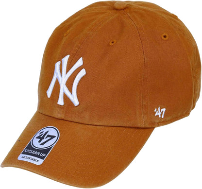 47 MLB New York Yankees Clean Up Adjustable Baseball Cap BOB