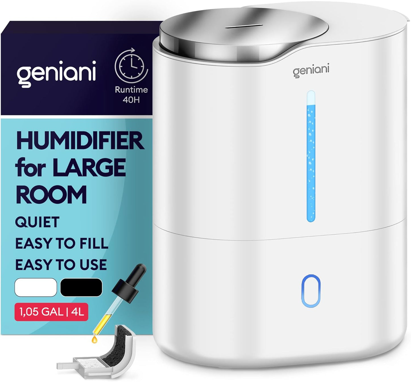 Humidifier Huron 4L, White