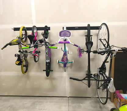 Blackstone Bike Storage Rack | 4 Bikes | Black