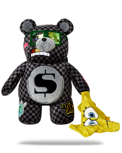 Sprayground Spongebob Moneybear Teddy Bear Backpack B4700