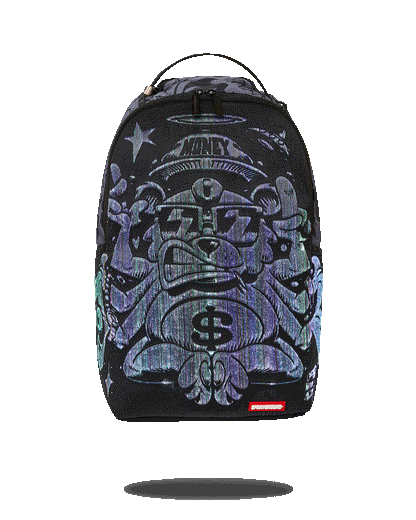 Sprayground Fiber Optics Money Tripp DLXSR Black Backpack B5205