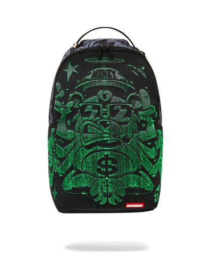 Sprayground Fiber Optics Money Tripp DLXSR Black Backpack B5205