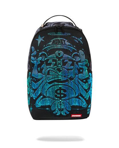 Sprayground Fiber Optics Money Tripp DLXSR Black Backpack B5205