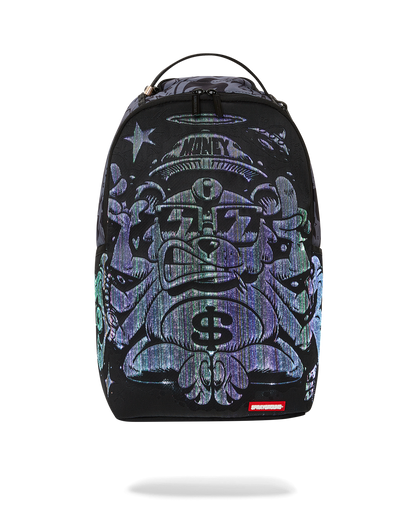 Sprayground Fiber Optics Money Tripp DLXSR Black Backpack B5205