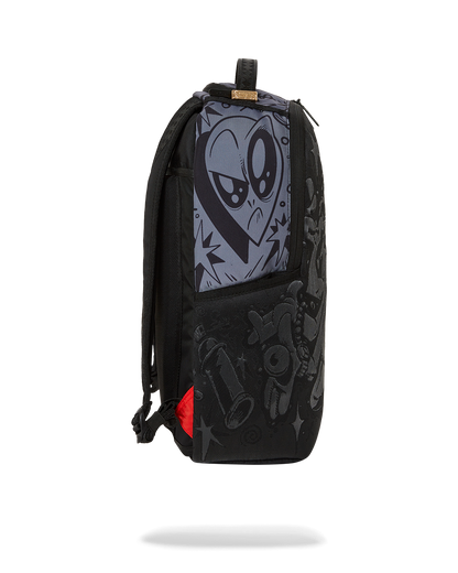 Sprayground Fiber Optics Money Tripp DLXSR Black Backpack B5205