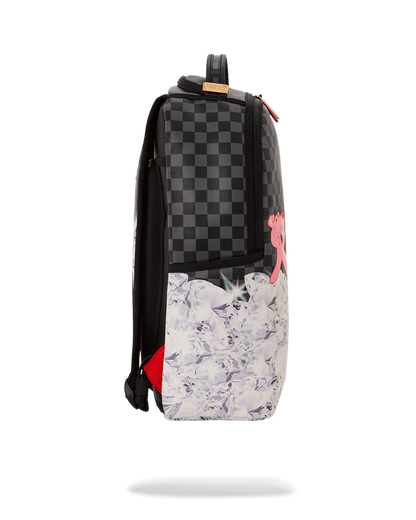 Sprayground Pink Panther Stacked Diamonds Backpack B5406