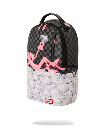 Sprayground Pink Panther Stacked Diamonds Backpack B5406