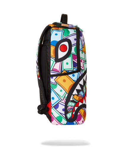 Sprayground Monopoly Money Shark 2 Backpack B5503