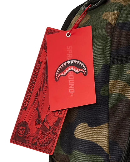 Sprayground Shark Central Camo DLXS Backpack B7163