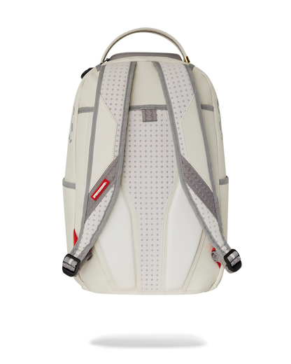 Sprayground Cream Check Shark Central DLXSV Backpack B7420