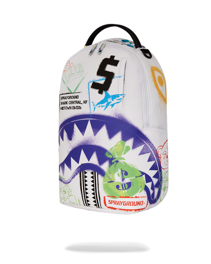 Sprayground Shark Central Cut Out For Greatness DLXSV Backpack B7619