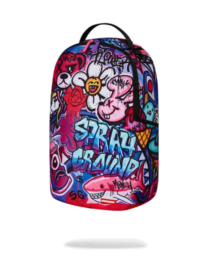Sprayground Graffiti Print DLXR Backpack B7642
