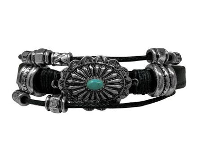 Leather Charm Bracelet