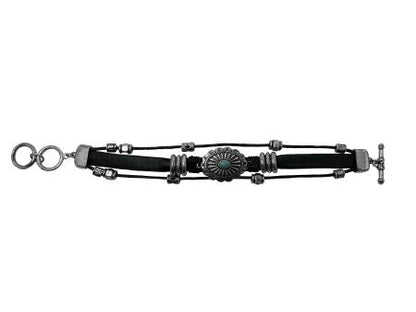 Leather Charm Bracelet