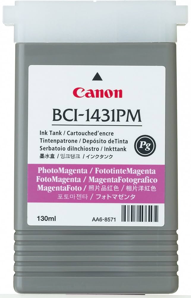 New, Pre-Owned - Canon BCI-1431PM Photo Magenta Inkjet Cartridge, 8974A001AA