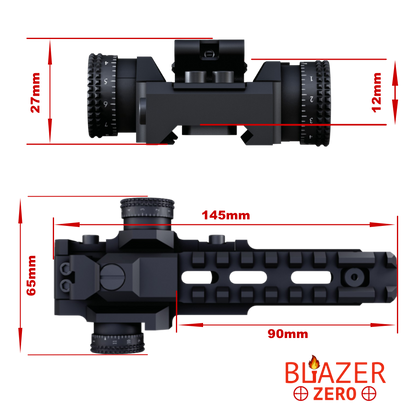 BLAZER Zero - Click Adjustable Mount for Z-BOLT® Long Range Laser LEP & BLAZER Illuminators