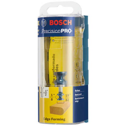 BOSCH 84432MC 1/4 In. 19/32 In. x 1/2 In. Carbide-Tipped Bullnose Router Bit