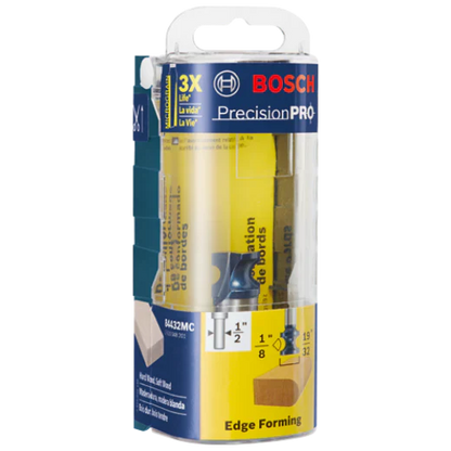BOSCH 84432MC 1/4 In. 19/32 In. x 1/2 In. Carbide-Tipped Bullnose Router Bit