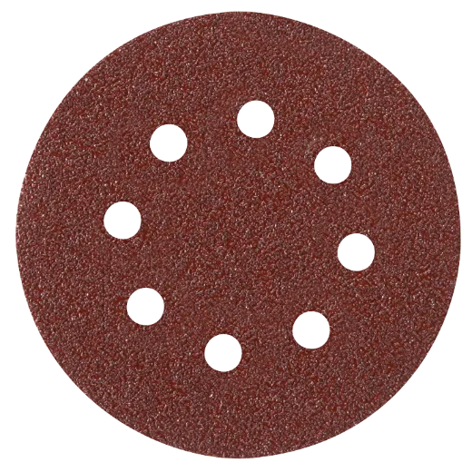 BOSCH SR5R120 5 pc. 120 Grit 5 In. 8 Hole Hook-And-Loop Sanding Discs