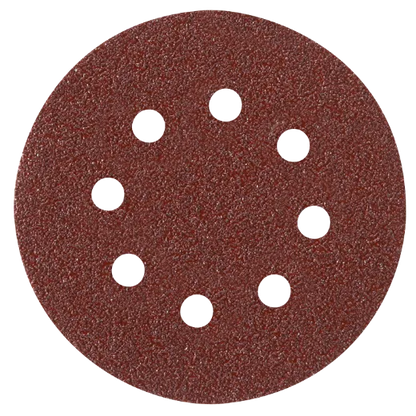 BOSCH SR5R120 5 pc. 120 Grit 5 In. 8 Hole Hook-And-Loop Sanding Discs