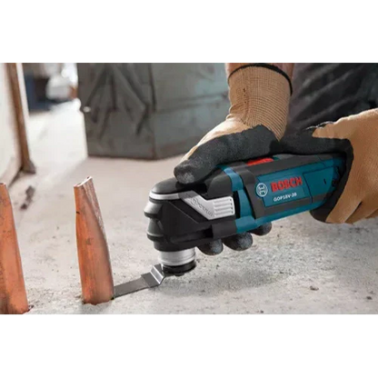 BOSCH GOP18V-28N12 Starlock 18V Cordless Brushless Variable 3-Piece Oscillating Multi-Tool Kit