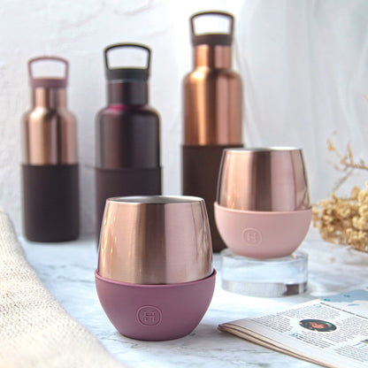Pink Gold Tumbler-Latte 8 OZ