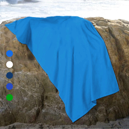 Platinum Collection Beach Towel: 100% Cotton Terry Velour