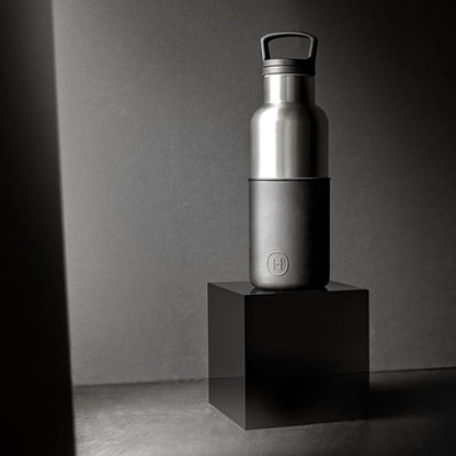 Titanium grey-Ink Black 16 Oz