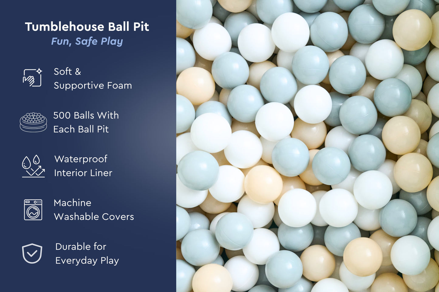 TumbleHouse Bundle (Ball Pit + Ramp + Stairs)