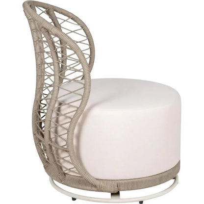Baltic Swivel Chair 2PC Tan Outdoor Lounge Chairs