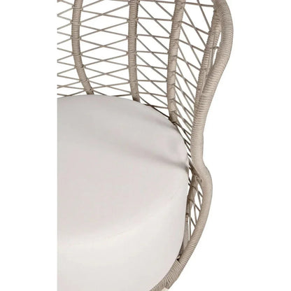 Baltic Swivel Chair 2PC Tan Outdoor Lounge Chairs