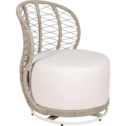 Baltic Swivel Chair 2PC Tan Outdoor Lounge Chairs