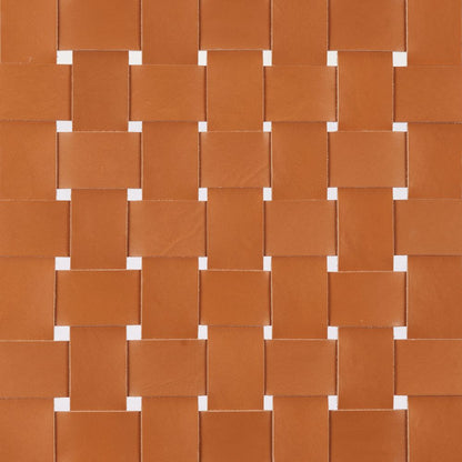 Bandani Tan Leather Counter Stool