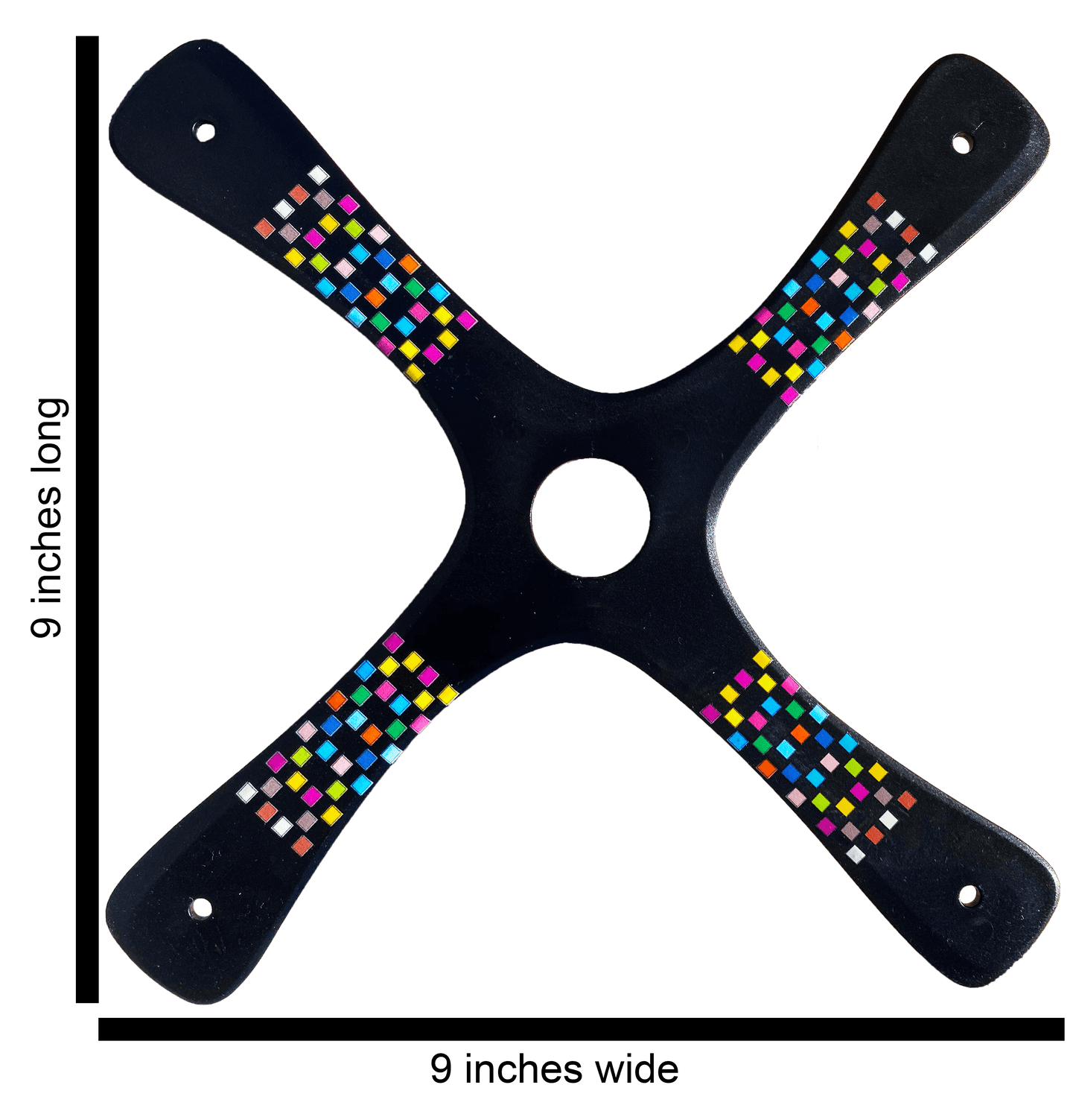Competition Boomerang - Black Barcelona Boomerangs - Carbon infused