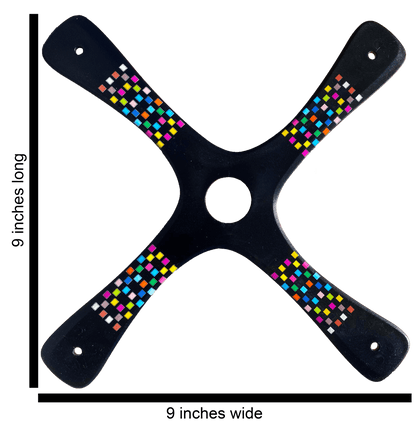 Competition Boomerang - Black Barcelona Boomerangs - Carbon infused