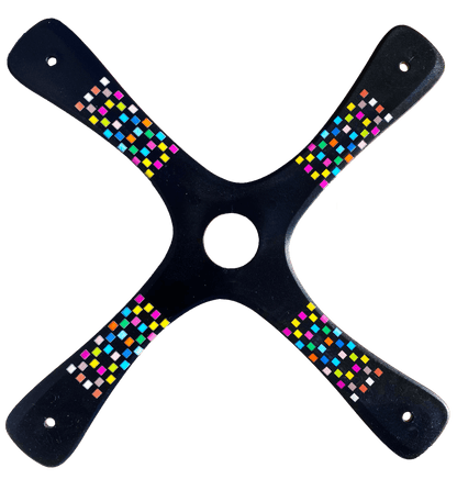 Competition Boomerang - Black Barcelona Boomerangs - Carbon infused