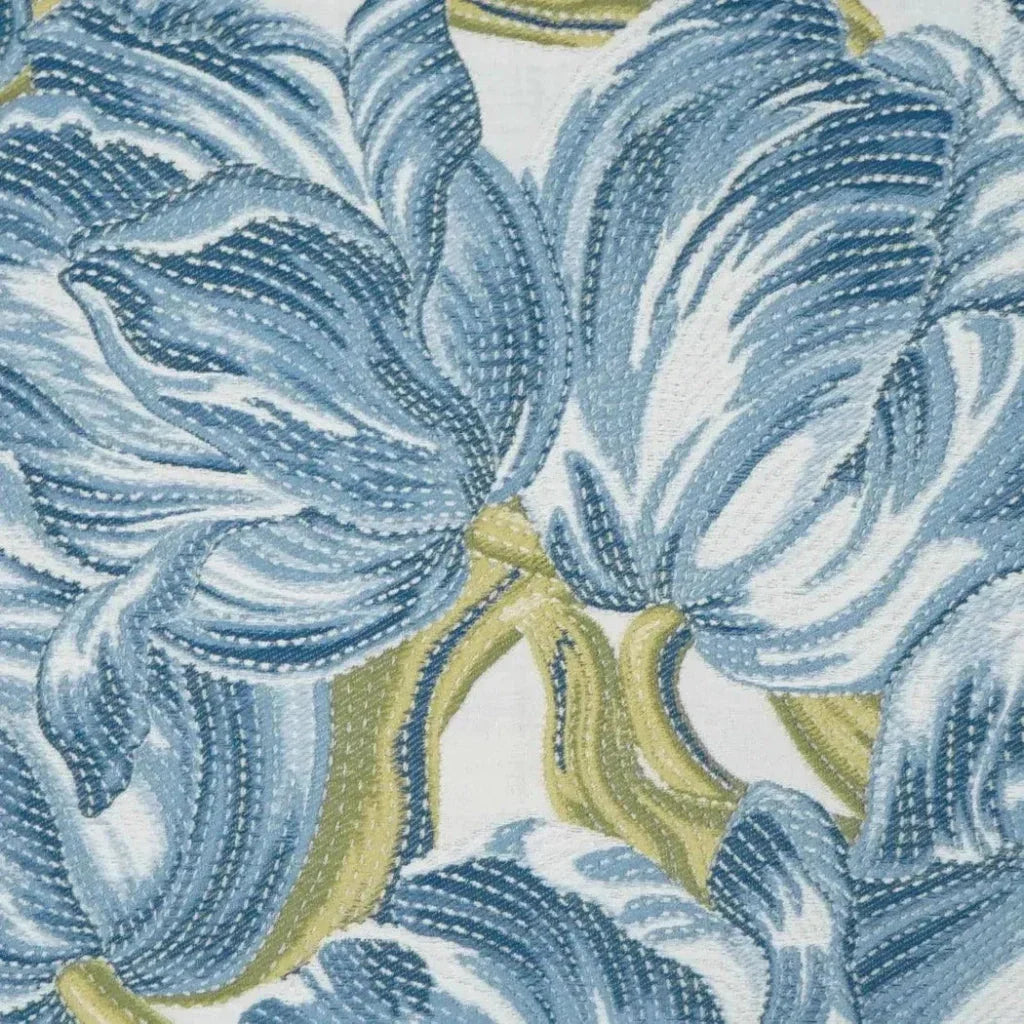 Belle Ame Indigo Floral Blue Large Throw Pillow Insert