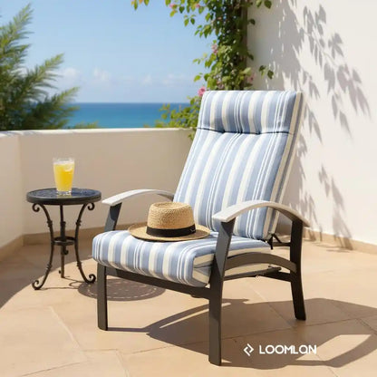 Belle Isle Deep Seat High Back Arm Chair