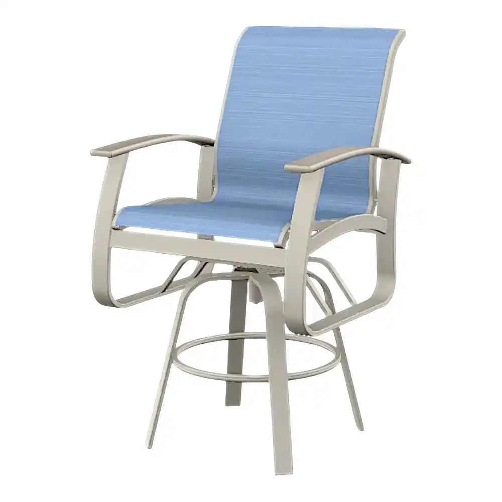 Belle Isle MGP Sling Bar Height Swivel Arm Chair