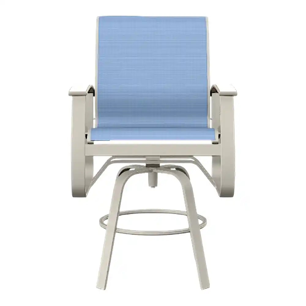 Belle Isle MGP Sling Bar Height Swivel Arm Chair