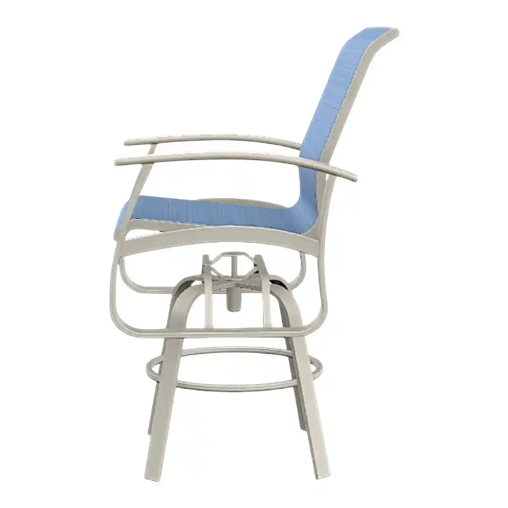 Belle Isle MGP Sling Bar Height Swivel Arm Chair