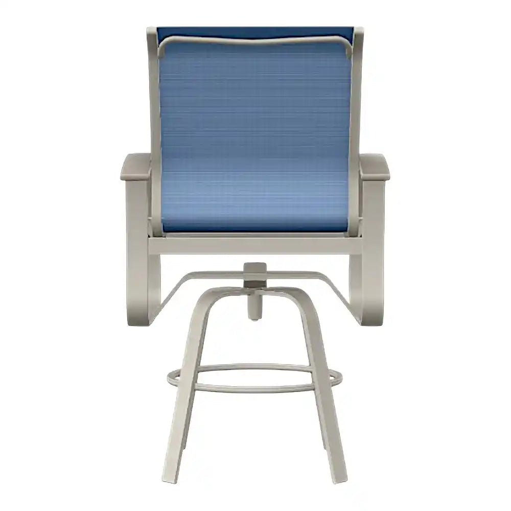 Belle Isle MGP Sling Bar Height Swivel Arm Chair