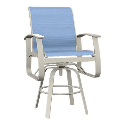 Belle Isle MGP Sling Bar Height Swivel Arm Chair