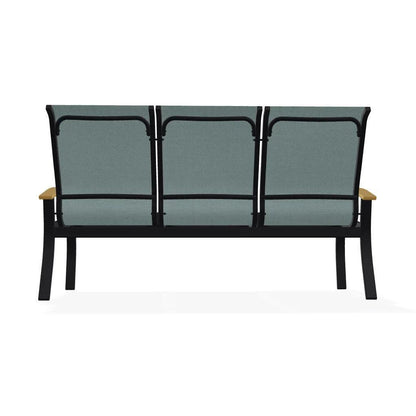 Belle Isle Rustic Polymer/Aluminum Sling 3-Seat Sofa