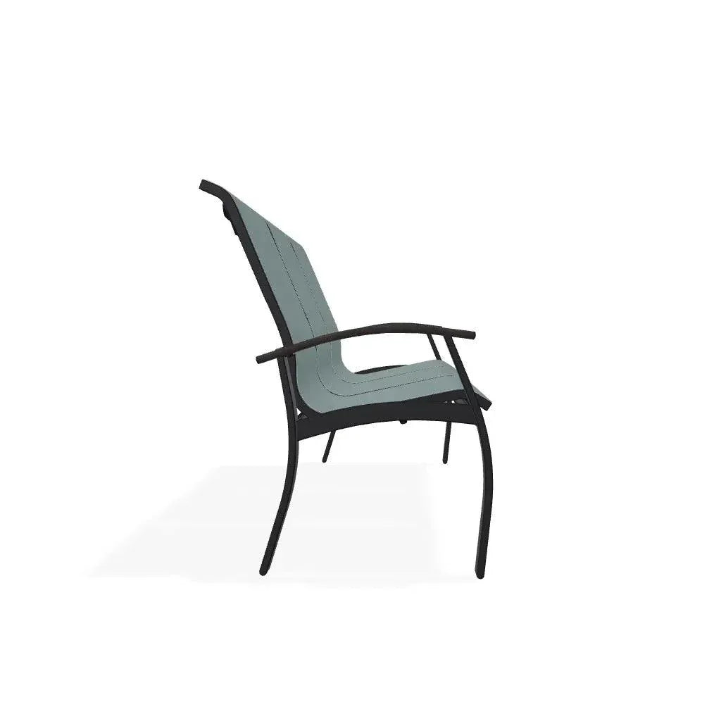 Belle Isle Rustic Polymer/Aluminum Sling 3-Seat Sofa