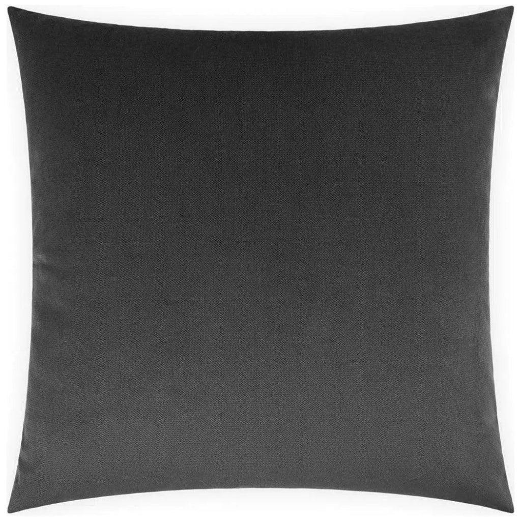 Belvedere Charcoal Grey Throw Pillow Insert