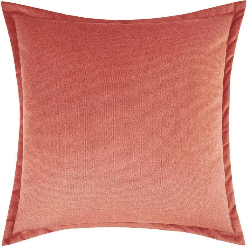 Belvedere Flange Blush Red Throw Pillow Insert