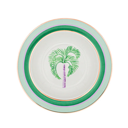 Bernadette Palm Soup Bowl - Set of 4 (+1 Bonus Bowl)