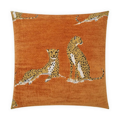Big Iris Handmade Cotton Throw Pillow