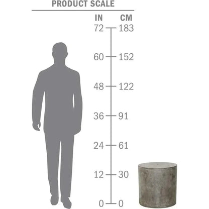 Bill Accent Table - Ebony White Outdoor End Table
